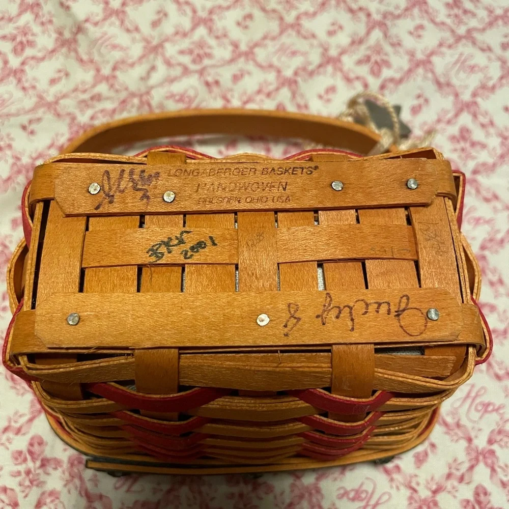 Bundle of 2 2001 Longaberger Baskets American